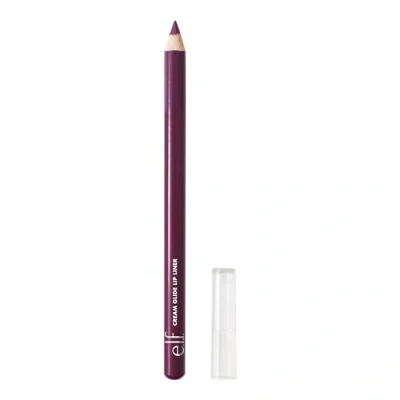 Image of e.l.f. Cream Glide Lip Liner, Shape &amp; Sculpt Lips, High Pigment Pencil, Semi Matte Finish, Vegan Cruelty Free, Plum Get It