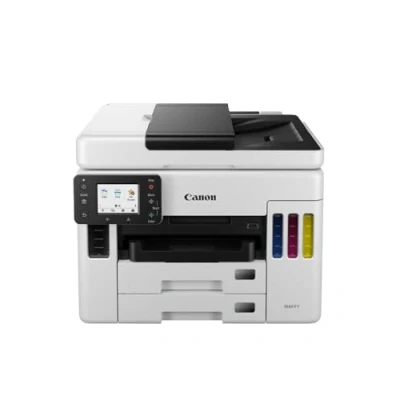 Image of Canon MAXIFY GX7050 Eco Friendly and cost conscious compact 4 in 1 business printer (refillable ink tanks, designed for small print efficiency)