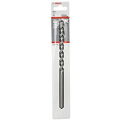 Image of Bosch 2608597684 CYL 3 Concrete Drill Bit, 12mm x 150mm 200mm, SIlver