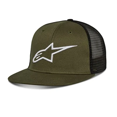 Image of Alpinestars Men&#039;s Flatbill Corp Trucker Hat Snap Back