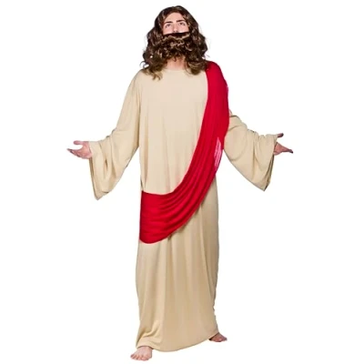 Image of Wicked Costumes Mens Jesus Fancy Dress Costume One Size