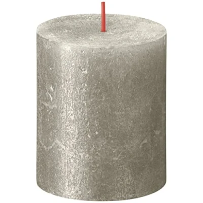 Image of Bolsius Pillar Candle Shimmer Champagne 8 cm / ø 7