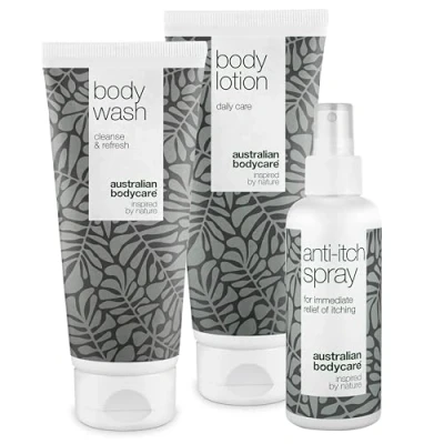 Image of 3 pack for itching all over the body Soothing products irritated skin Care dry skin, rashes and other irritations 200 ml Soap, Cream &amp; 100 Spray