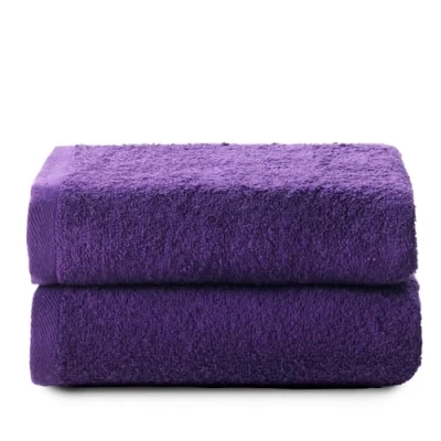 Image of Top Towel Set of 2 Hand Towels Bath 100% Cotton 400 g/m2 Measure 100 x 50 cm