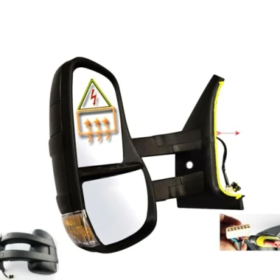 Image of Complete Wing Mirror Unit Fits IVECO Daily 2006 to 2014, Electric Left Passenger Side