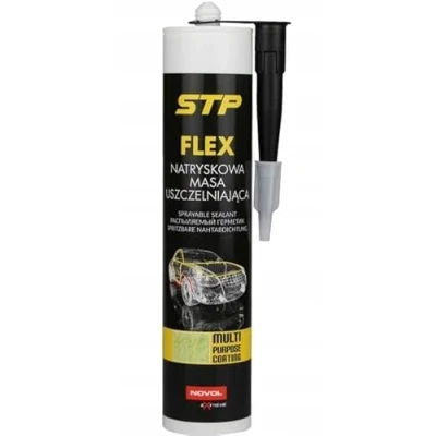 Image of Novol STP FLEX SPRAY Sprayable SEALER 290ML BLACK Autobody Refinish Car Automotive Paint Repair