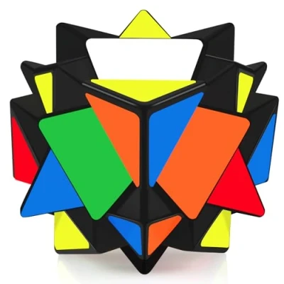 Image of Maomaoyu Axis Cube Magic Speed 3D Puzzle Twist Brain Teasers Toy Stocking Filler (Black)