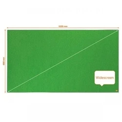 Image of Nobo Impression Pro Widescreen Green Felt Brd 1220x690mm