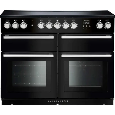 Image of Rangemaster NEX110EIBL/C Nexus Electric Induction 110 Range Cooker Black Chrome