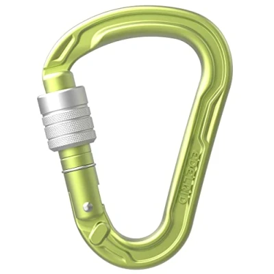 Image of EDELRID Unisex Adult HMS Strike Screw Carabiner, Oasis, One Size