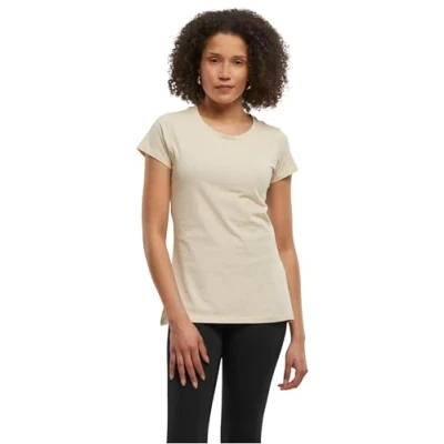 Image of Build Your Brand Women&#039;s Bb012 ladies Basic Tee T Shirt, Sand, M