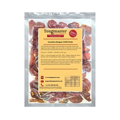 Image of Carolina Reaper Dried Chilli Pods Worlds Hottest Pepper 500g