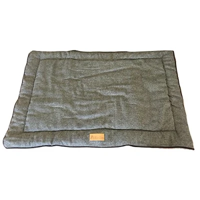 Image of Ellie Bo XXL Reversible Tweed and Grey Faux Fur Mat for 48 inch Dog Cage