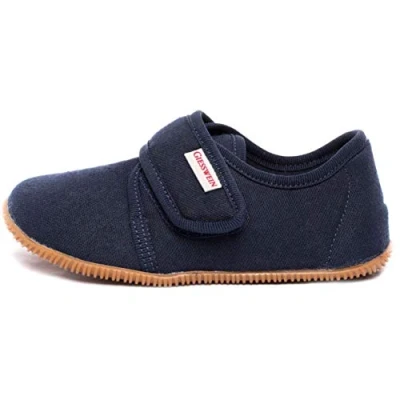 Image of Giesswein Unisex Kid&#039;s Senscheid Flat Slippers, Dark Blue Blue, 4 UK