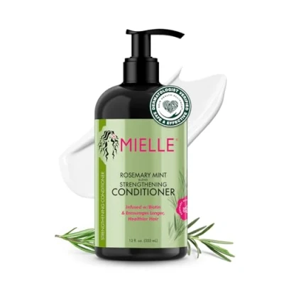 Image of Mielle Organics Conditioner, Strengthening, 12 Ounce, Rosemary Mint Biotin, Conditioner