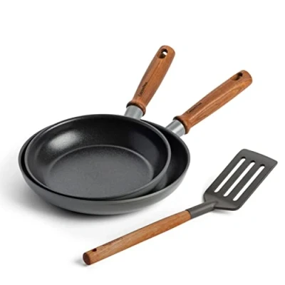 Image of GreenPan Frying Pan Set with spatula Mayflower Pro ø 20 + 24 cm ceramic non stick coating