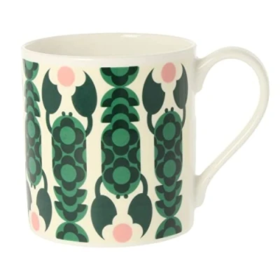 Image of Orla Kiely Lobster Pot Mug Colour: Navy