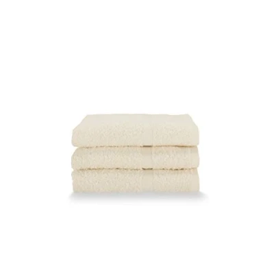 Image of Gabel Guest Towels, Pure Cotton Hydrophilic Sponge, 40 x 60 cm, Ecru&#039;, Set of 3