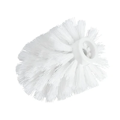 Image of WENKO DIE BESSERE IDEE Set Toilet Brush Head with Adaptor, White, Ø 8 cm