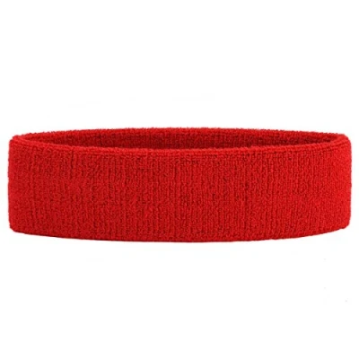 Image of ONUPGO Headband Sports Sweatbands Wristbands Terry Cloth Striped Head Band/Wrist Band Set Athletic Exercise Basketball Headbands Moisture Wicking Sweat Absorbing
