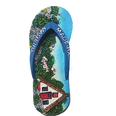Image of 3D Madeira Portugal fridge magnet,Home &amp; kitchen decoration magnetic sticker refrigerator magnet travel souvenir gift