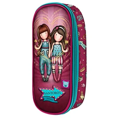 Image of Santoro Gorjuss Zip Around Pencil Case Fireworks