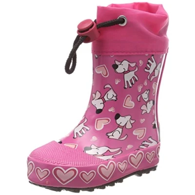 Image of Beck Girls Dogs Wellington rain boots