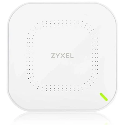 Image of Zyxel Cloud WiFi6 AX1800 Wireless Access Point (802.11ax Dual Band), 1,77Gbps, Nebula APP/Cloud or Standalone, Up to 4 Separate WiFi Networks, PoE, Power Adaper Incl. [NWA50AX]