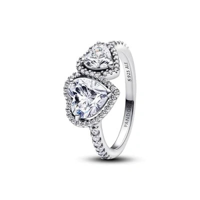 Image of Pandora Women&#039;s Ring Sterling Silver 925 193659C01, 52/16,6, Silver, Cubic Zirconia