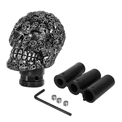 Image of Skeleton Skull Shift Knob, Car Modified Manual Gear Universal Stick Lever Shifter
