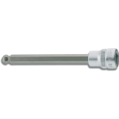 Image of W447589001601 Socket HAZET 8801KK 7 Ball Head, Hexagon Knurled