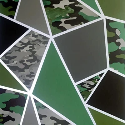 Image of Arthouse Camo Fragments Green sw12