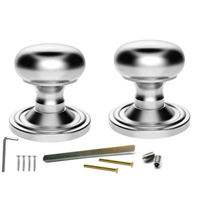 Image of Victorian MORTICE KNOB Mushroom (Concealed FIX) CSA (Satin Chrome)