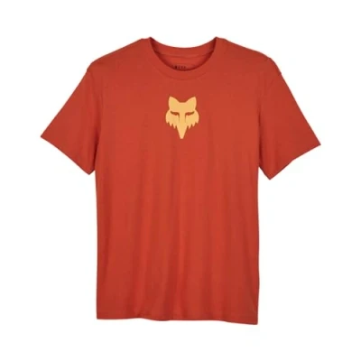 Image of Fox Racing Women&#039;s Head Short Sleeve Tee T Shirt, Atomic Orange, Small