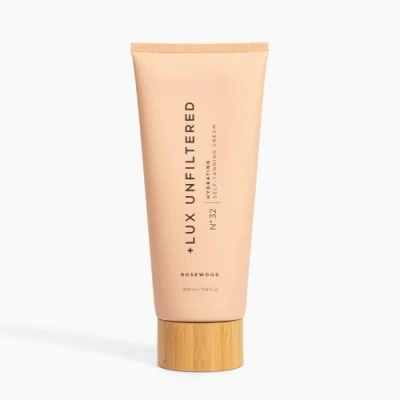 Image of + Lux Unfiltered N32 ORIGINAL Gradual Self Tanning Cream in Rosewood, Hydrating Lotion, Gluten Free, Vegan Cruelty Free Tanner, Luxurious Sunless Tanner Loaded with Antioxidants