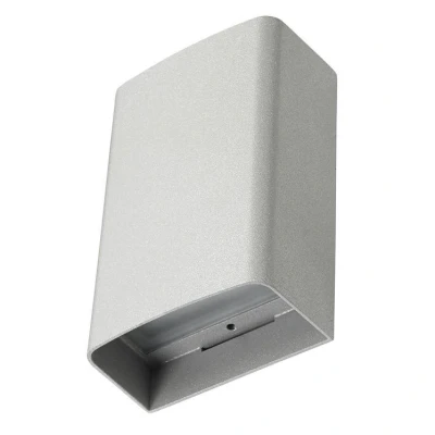 Image of Clous Outdoor LED Up &amp; Down Flush Wall Light Urban Grey 16cm 1027lm 3000K IP65