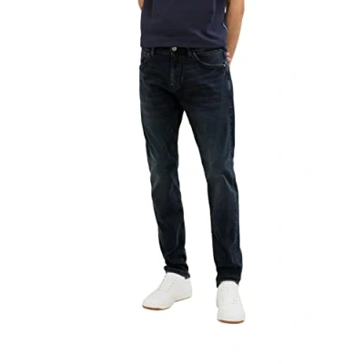 Image of TOM TAILOR Men&#039;s 1035777 Troy Slim Jeans, 10170 Blue Black Denim, 38 W/32 L
