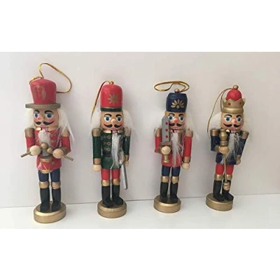 Image of Premier Nutcracker Soldier 12.5CM 4PC, Multi, 12cm