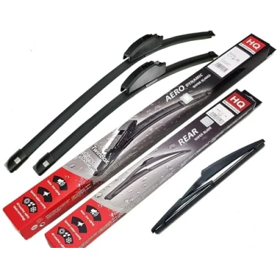 Image of HQ AUTOMOTIVE Aero Flat Windscreen Wipers Wiper Blades Fit TOYOTA Prius 2016 2021 Front Rear ADC61 821HQ16P