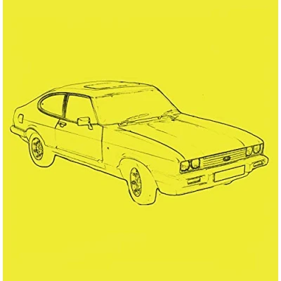 Image of Ford Capri Greeting Card Retro Motor Company
