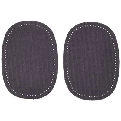 Image of Prym Patches Cord for Ironing/Sewing on 14x10 cm Grey, 14 x 10 cm, grau, 2 Stück