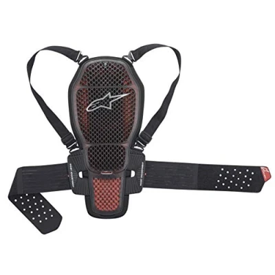 Image of Alpinestars Nucleon Kr 1 Cell Transparent Smoke Red/Black L