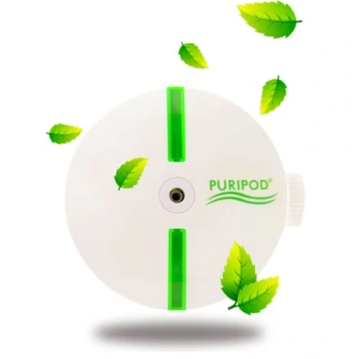 Image of PURIPOD Air Purifier for home hepa filter, Mini Cleaner, Clean &amp; Fresh Air, Against Pollen, Dust, Allergens, Smoke, Purifiers Smokers, Pet Dander, Cooking Smell