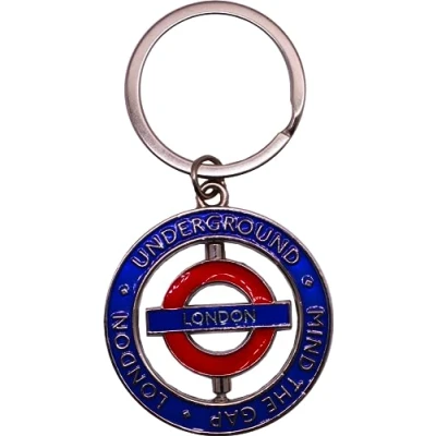 Image of Licensed London Underground Coin Keyring 4 Styles Mind the Gap, Train, Hang on Handbag, backpack (London)