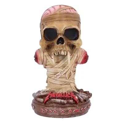 Image of Nemesis Now Metallica One Bust Box, Resin, Officially Licensed Merch, Band Mascot Gift, Heavy Metal Collectible, Cast in the Finest Expertly Hand Painted