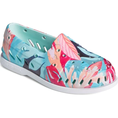 Image of Sperry Women&#039;s A/O Float Boat Shoe, Pink Multi, 6.5 UK