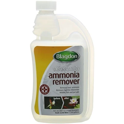 Image of Blagdon Pond Water Treatment Ammonia &amp; Chloramine Remover, Fast Acting, Safe for Fish, Wildlife Pets, 500ml, Treats 4,546 Litres of