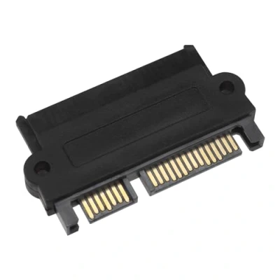 Image of the Lord of Tools SAS to SATA Angle Adapter Converter Straight Head 22 Pin 7 + 15 Hard Drive RAID with Power Connector