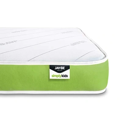 Image of Jay Be Single Simply Kids Childrens Anti Allergy Foam Free Sprung Mattress