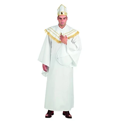 Image of Catholic Pope Mens Fancy Dress Saints and Sinners Costume